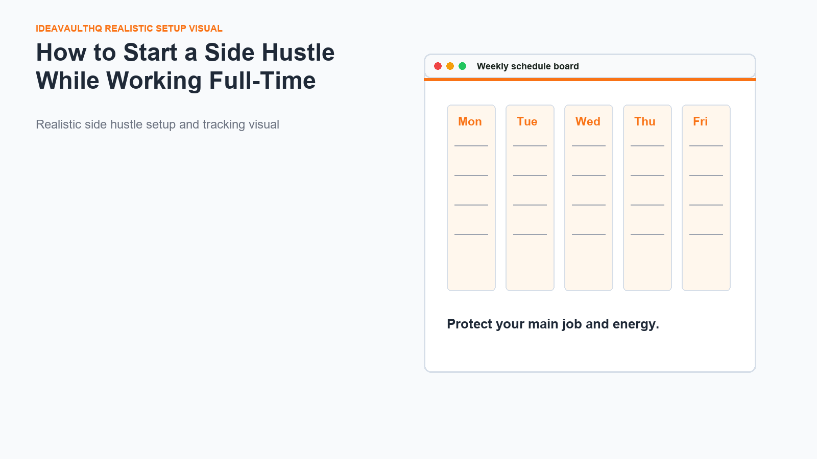 How to Start a Side Hustle While Working Full-Time
