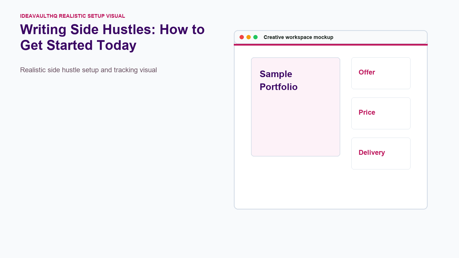 Writing Side Hustles: How to Get Started Today