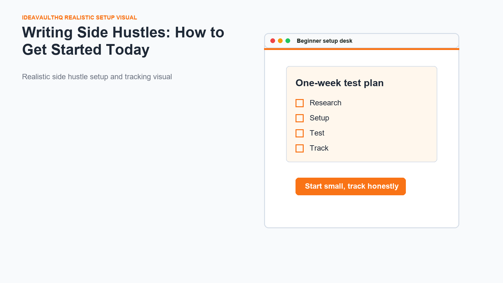 Tracking board for Writing Side Hustles: How to Get Started Today