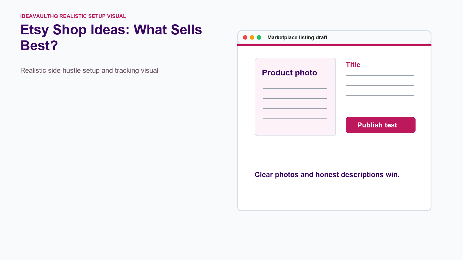 Etsy Shop Ideas: What Sells Best?