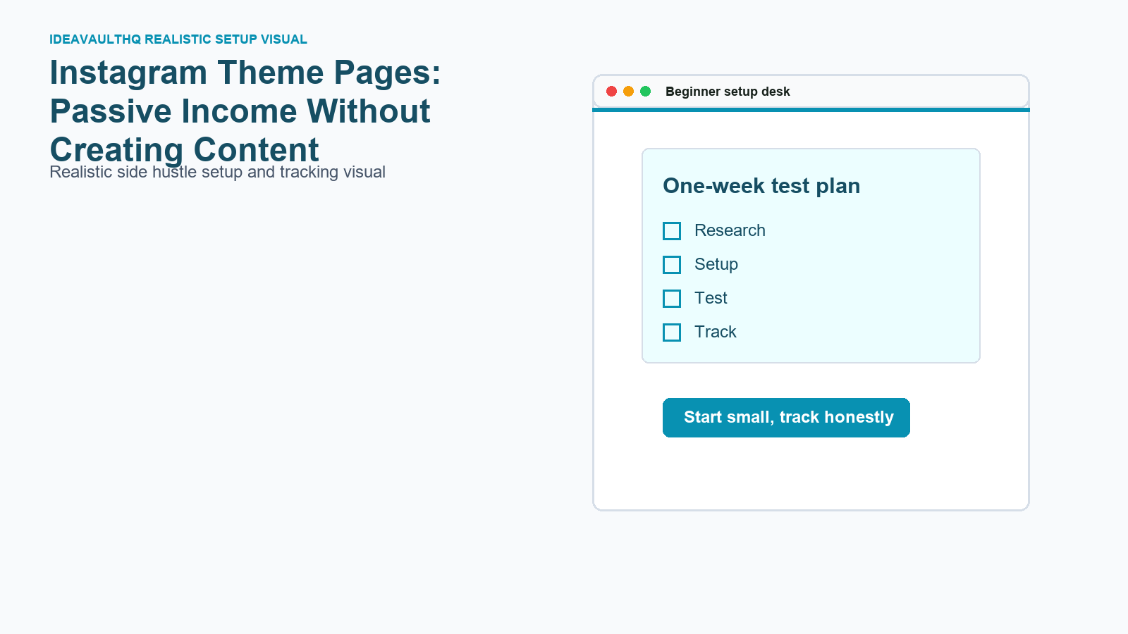 Tracking board for Instagram Theme Pages: Passive Income Without Creating Content