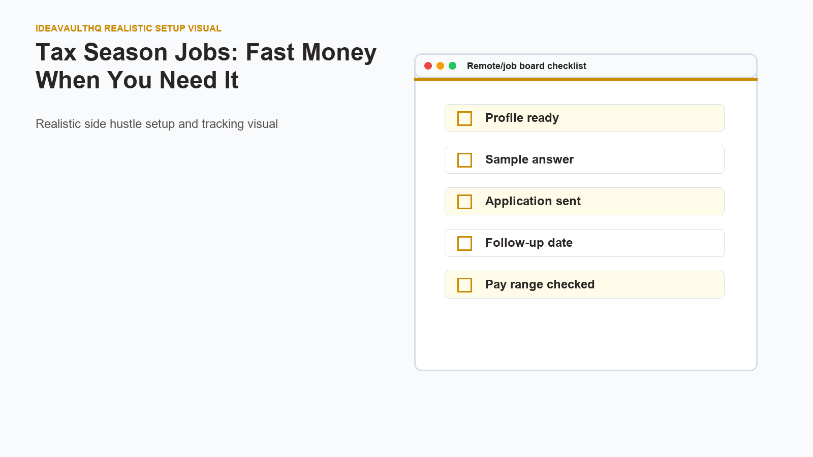 Tax Season Jobs: Fast Money When You Need It