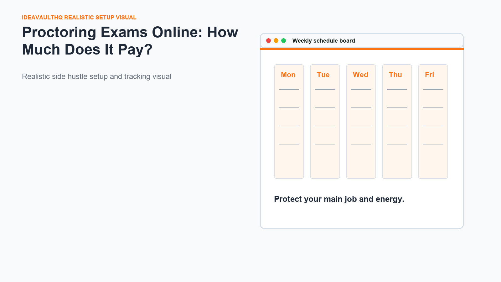 Workflow board for Proctoring Exams Online: How Much Does It Pay?