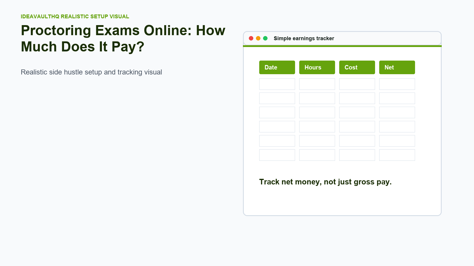Checklist board for Proctoring Exams Online: How Much Does It Pay?