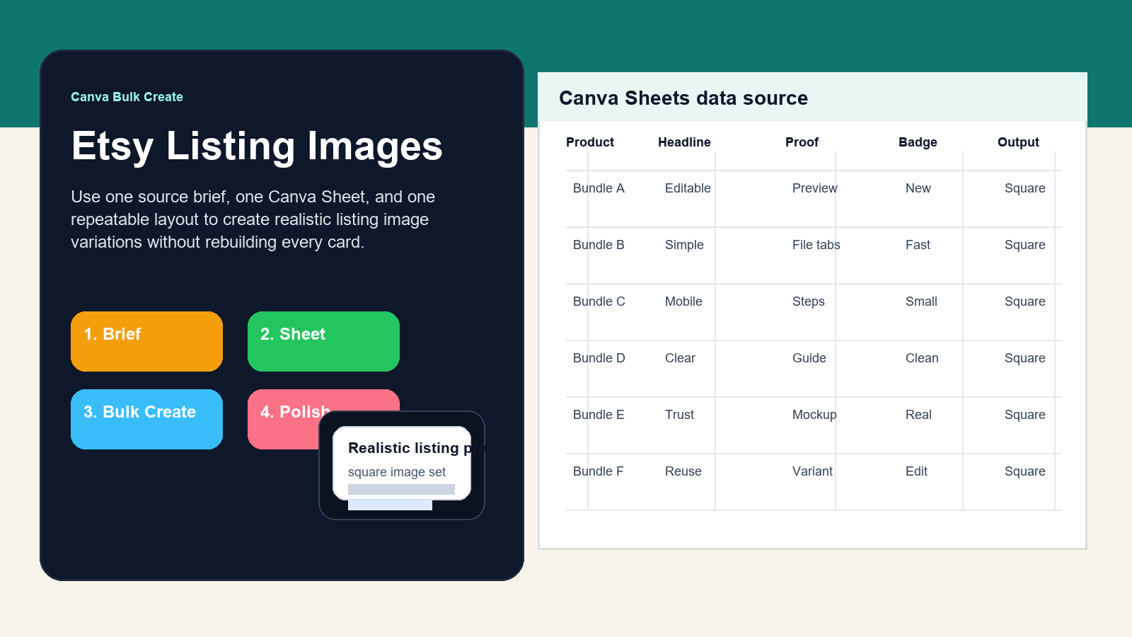How To Use Canva Bulk Create to Make Etsy Listing Images Faster