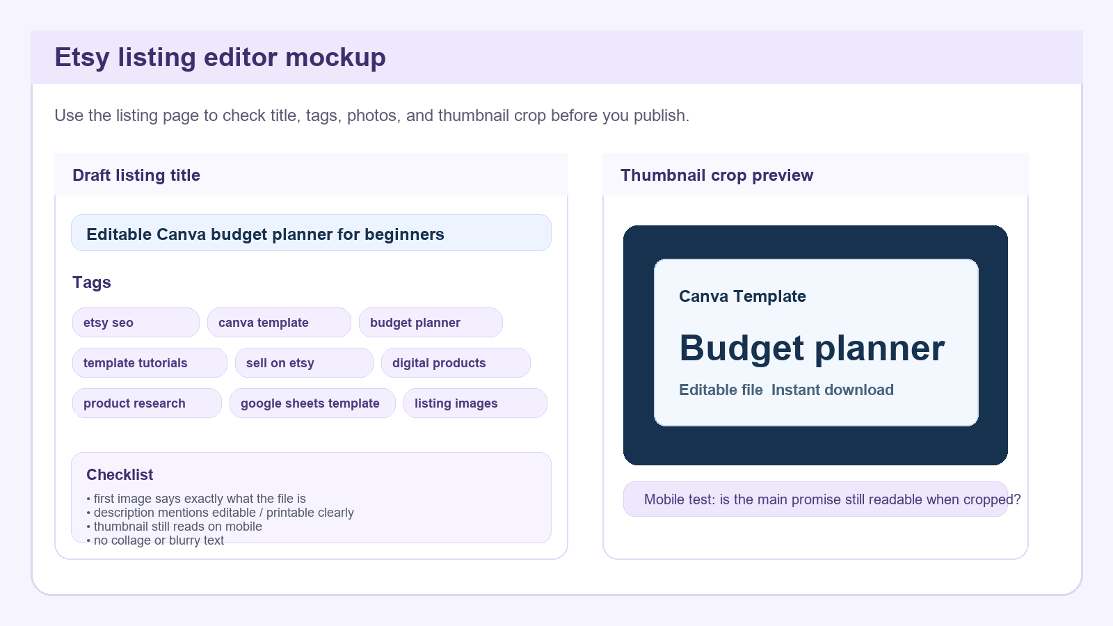 IdeaVaultHQ tutorial visual for listing